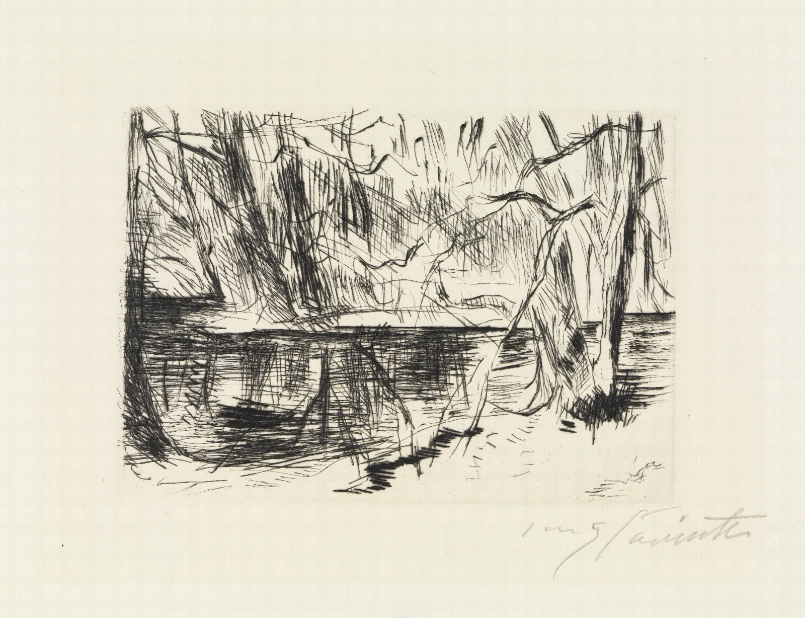 Im Tiergarten Wall Art by Lovis Corinth - Canvas Print