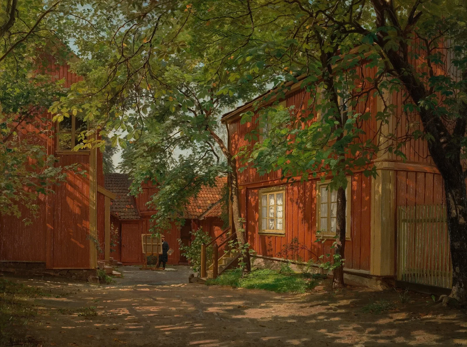Morgen Majorstuveien 8 Wall Art by Amaldus Nielsen - Canvas Print