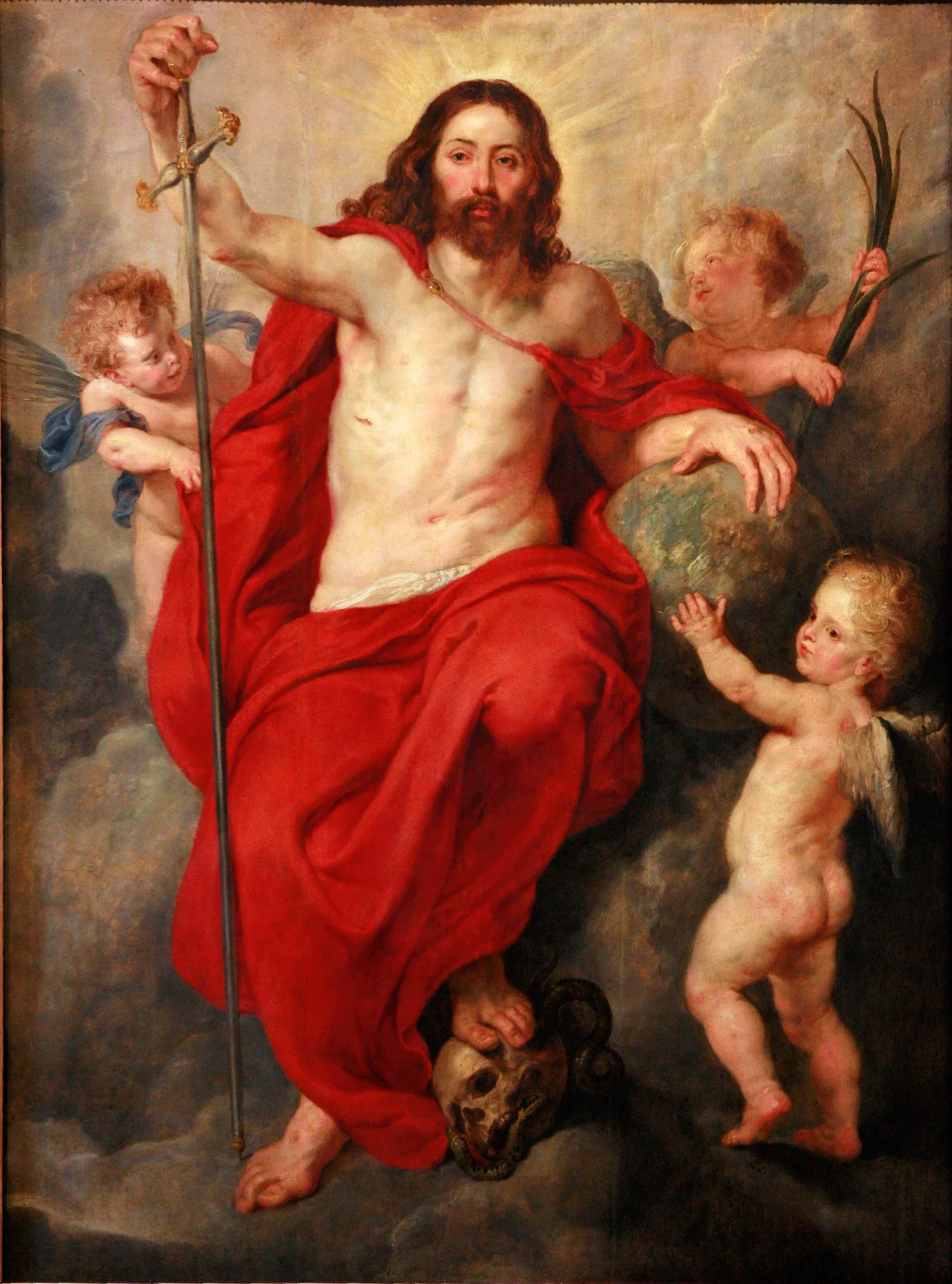 Christ Triumphing Over Death And Sin Wall Art by Peter Paul Rubens - Canvas Print
