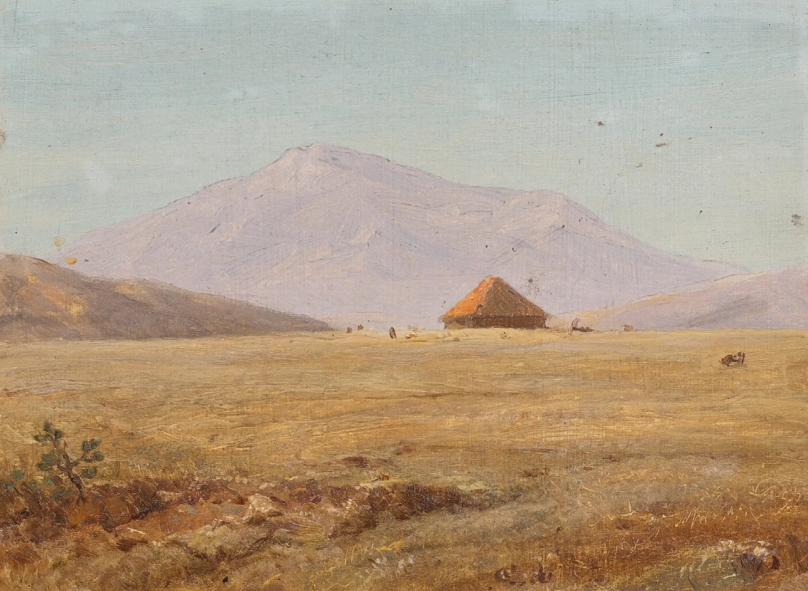 Ecuador Mountain Plateau With Hut Wall Art by Frederic Edwin Church - Canvas Print