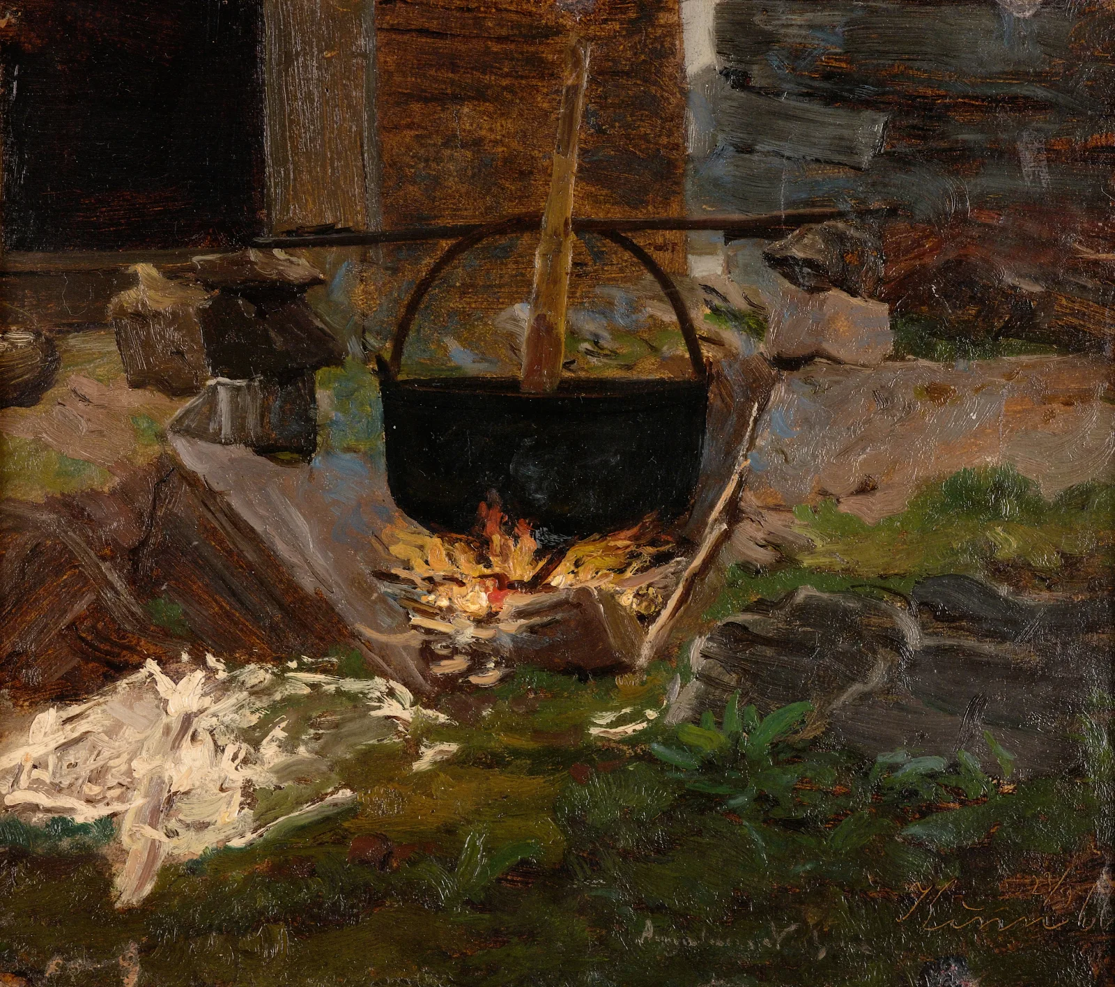 Vaskegryte Wall Art by Amaldus Nielsen - Canvas Print