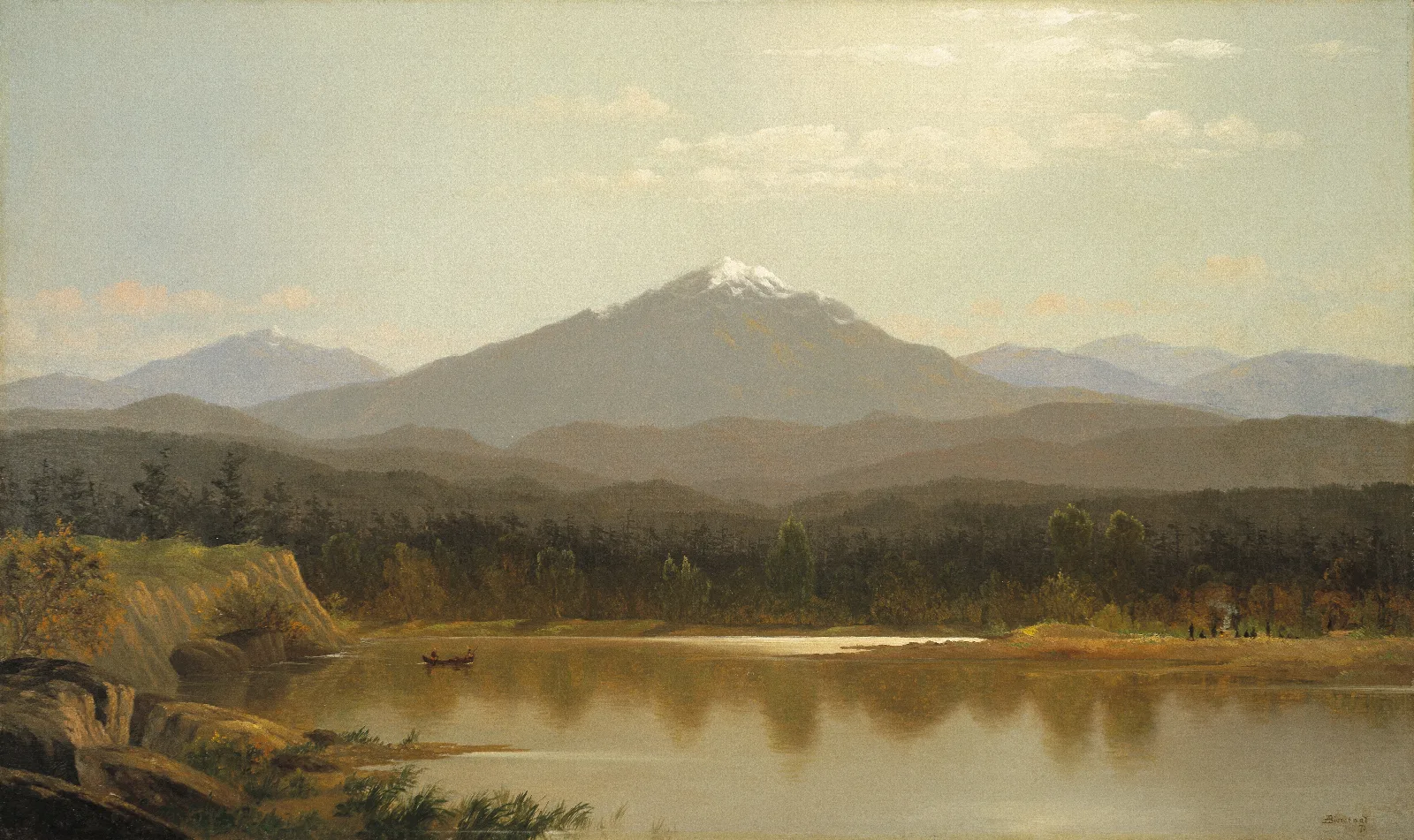 Laramie Peak Wall Art by Albert Bierstadt - Canvas Print