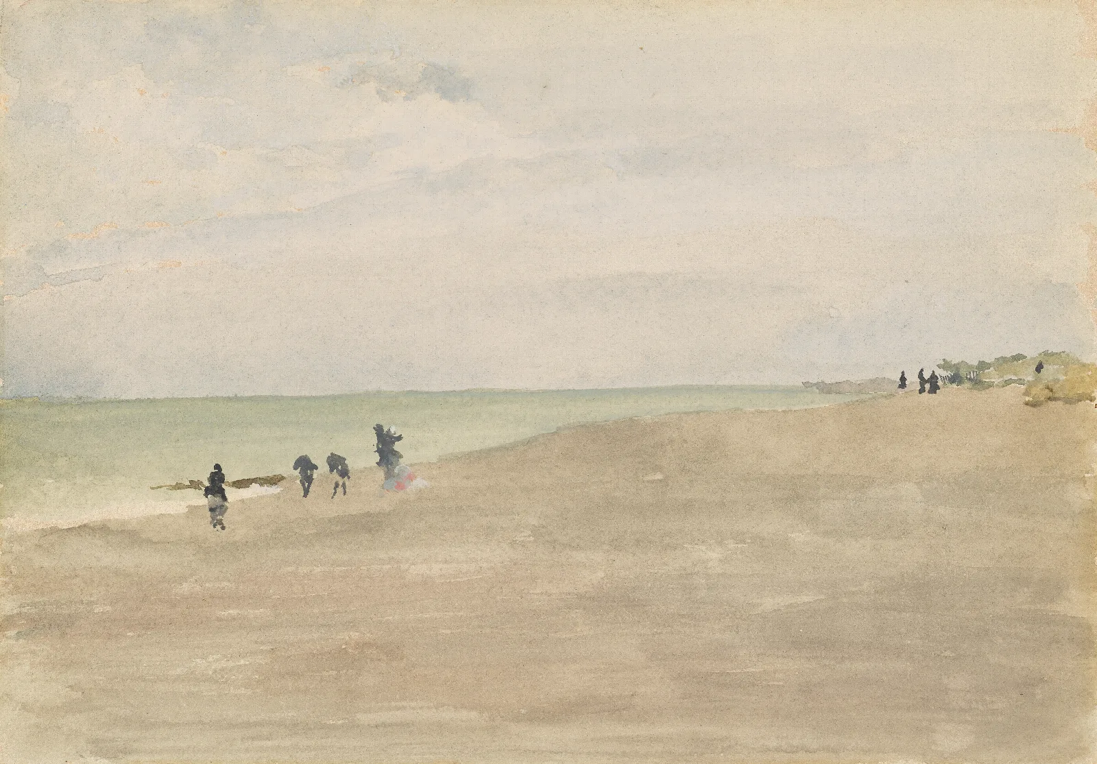 Opal Beach Wall Art by James Abbott McNeill Whistler - Canvas Print