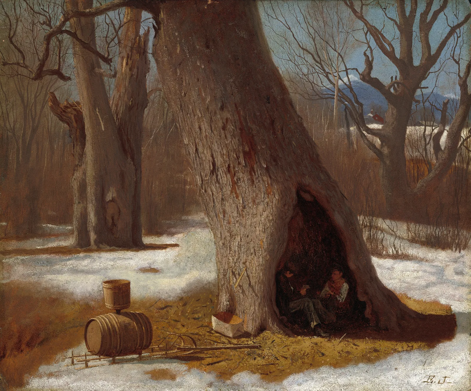 The Truants Wall Art by Eastman Johnson - Canvas Print