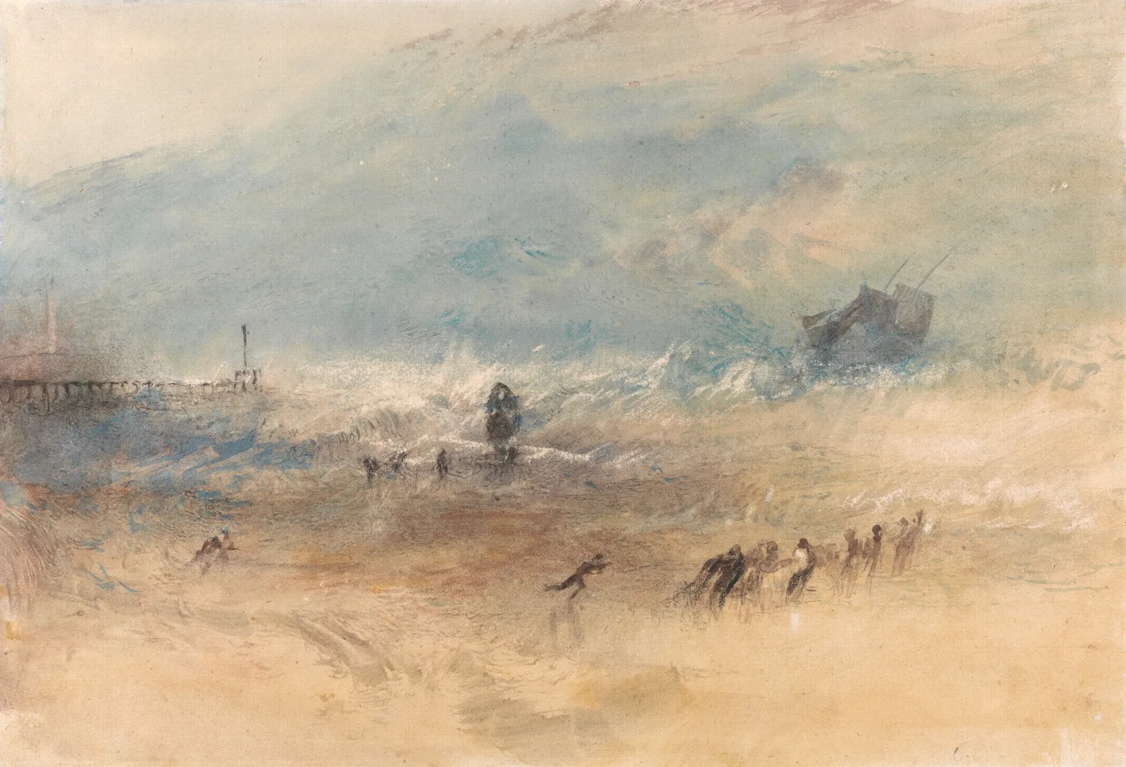 Yarmouth Sands Wall Art by Joseph Mallord William Turner - Canvas Print