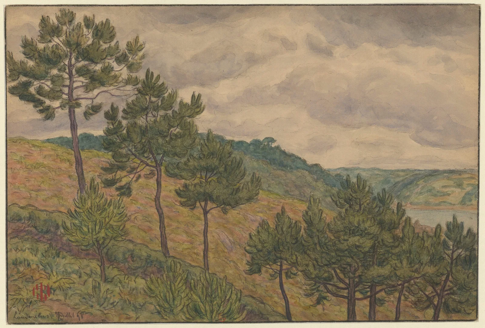 Loguivy 5 Wall Art by Henri Rivière - Canvas Print
