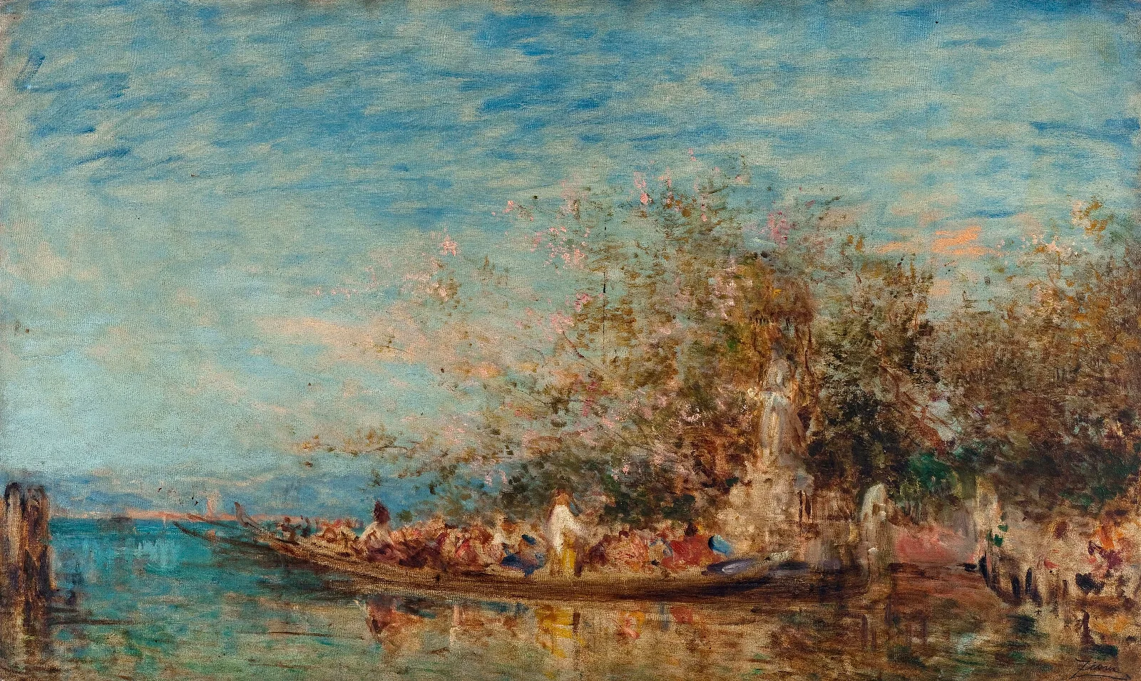 Loffrande A La Madone Wall Art by Félix Ziem - Canvas Print