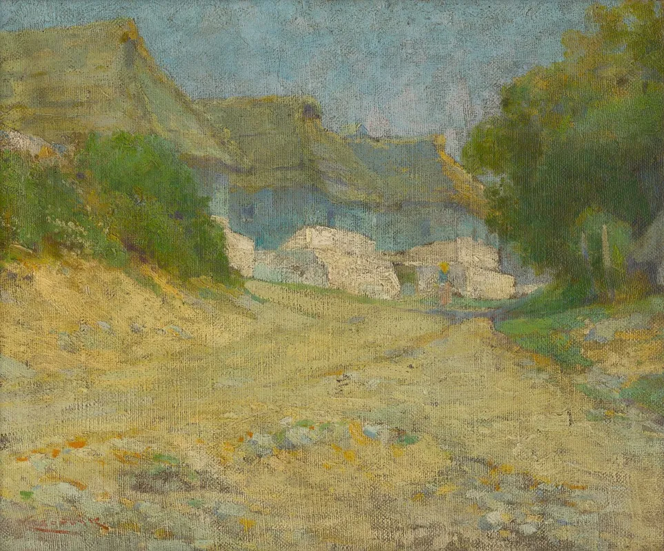 Village Wall Art by Ľudovít Čordák - Canvas Print