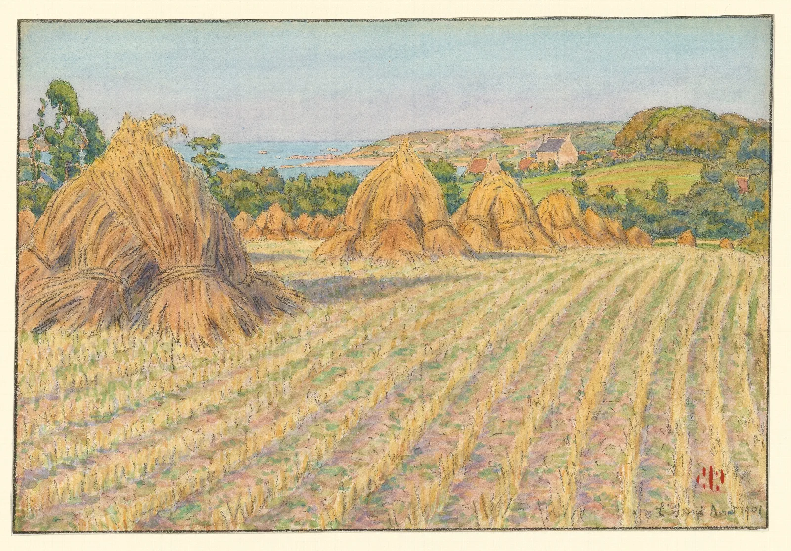 Lissne Wall Art by Henri Rivière - Canvas Print