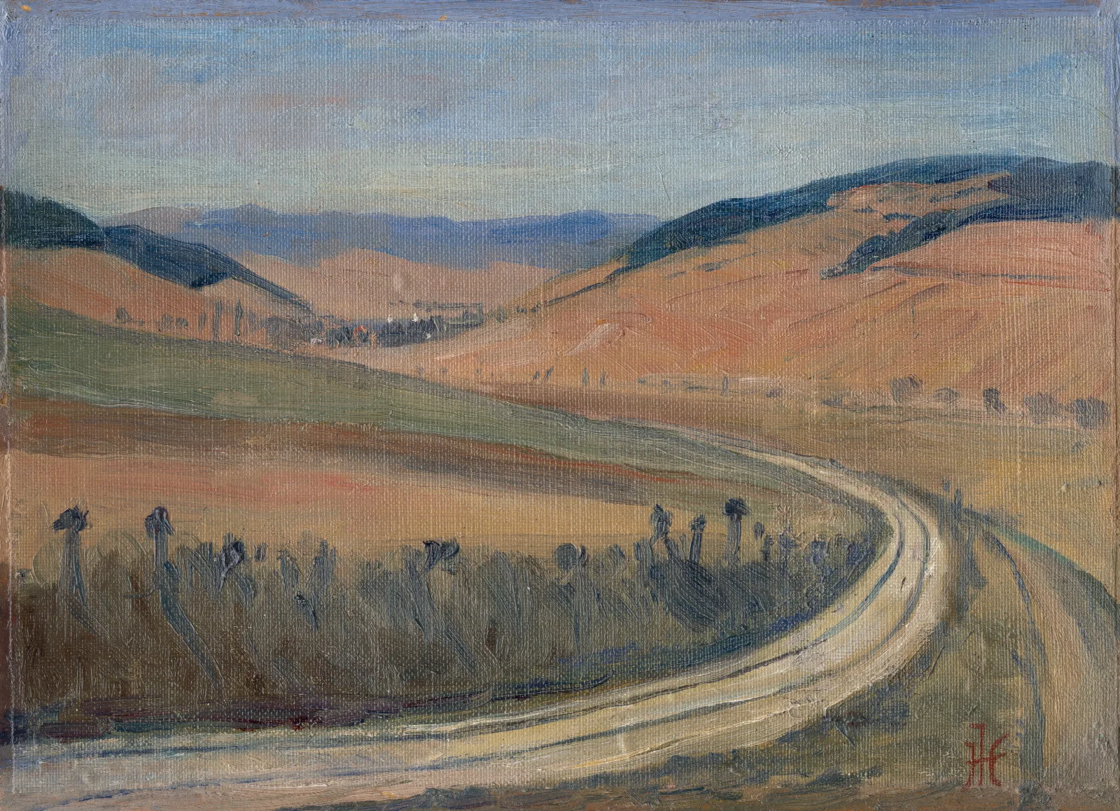 Study Of Spis Landscape 2 Wall Art by Jozef Hanula - Canvas Print