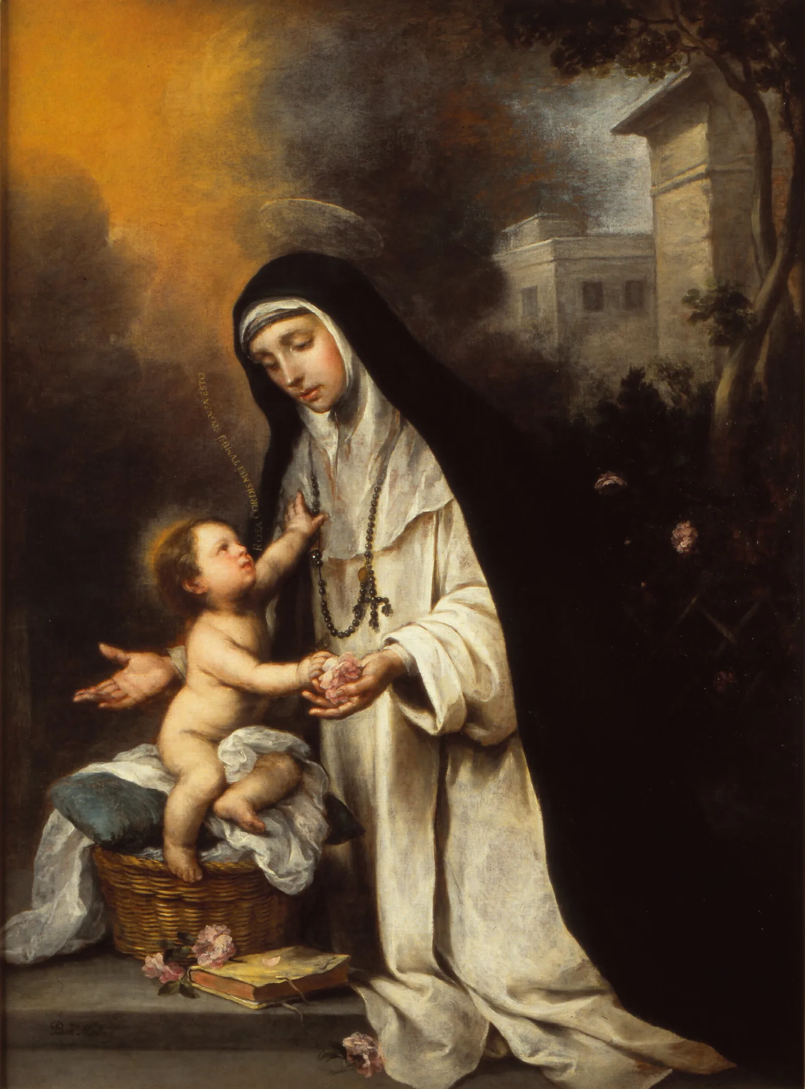 Saint Rose Of Lima Wall Art by Bartolomé Estebán Murillo - Canvas Print