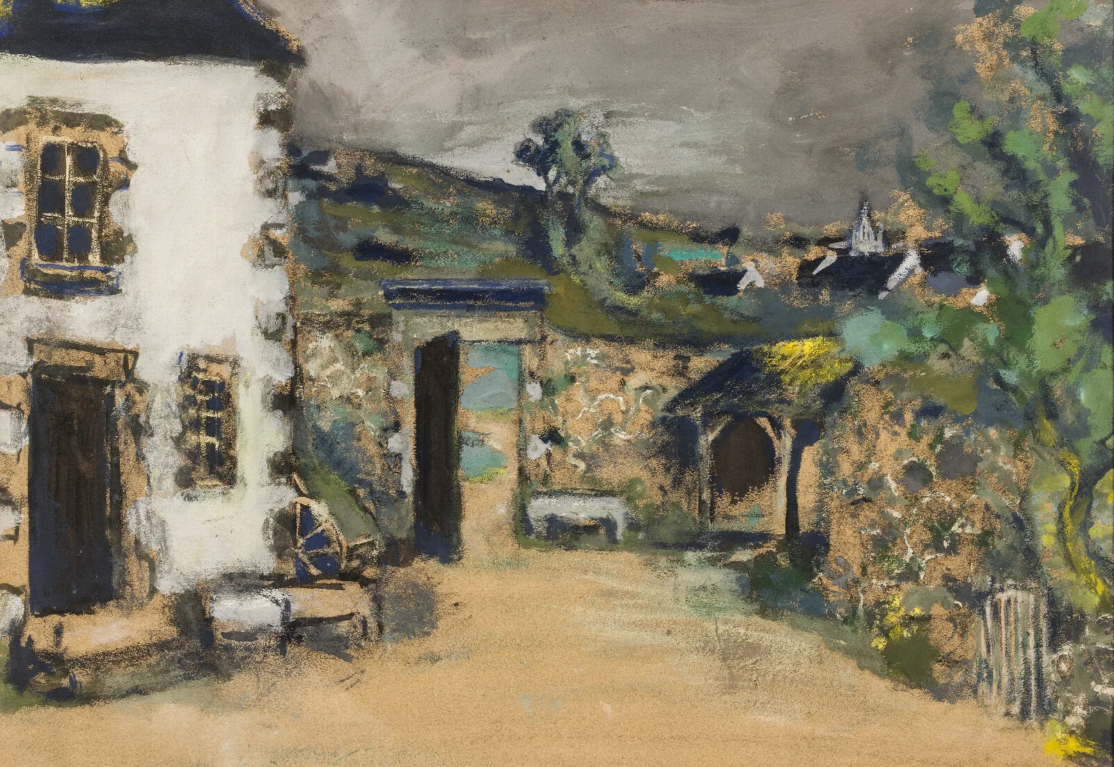 The Farmhouse Wall Art by Édouard Vuillard - Canvas Print