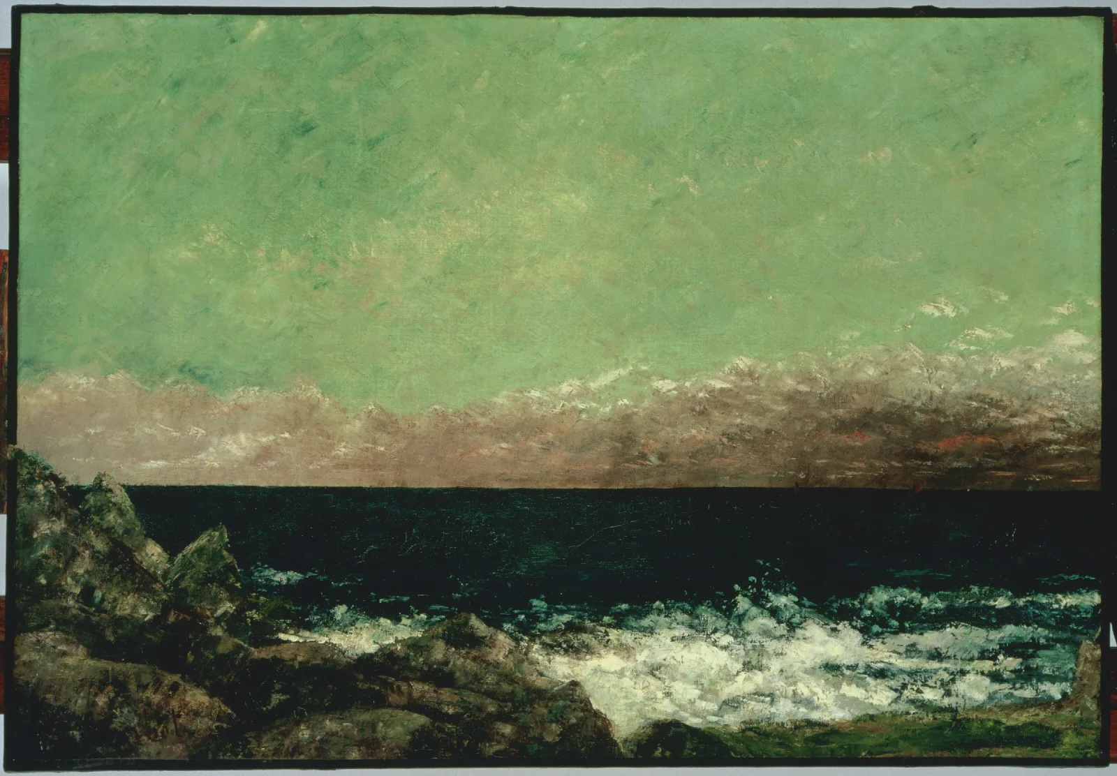 The Mediterranean Wall Art by Gustave Courbet - Canvas Print