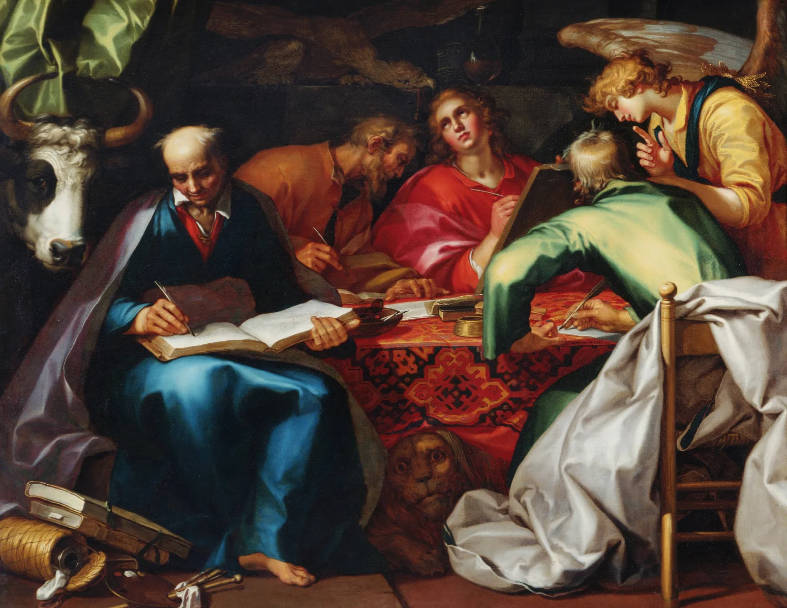 The Four Evangelists 3 Wall Art by Abraham Bloemaert - Canvas Print