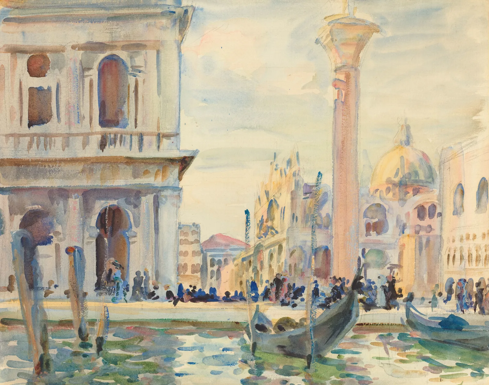 The Piazzetta Wall Art by John Singer Sargent - Canvas Print