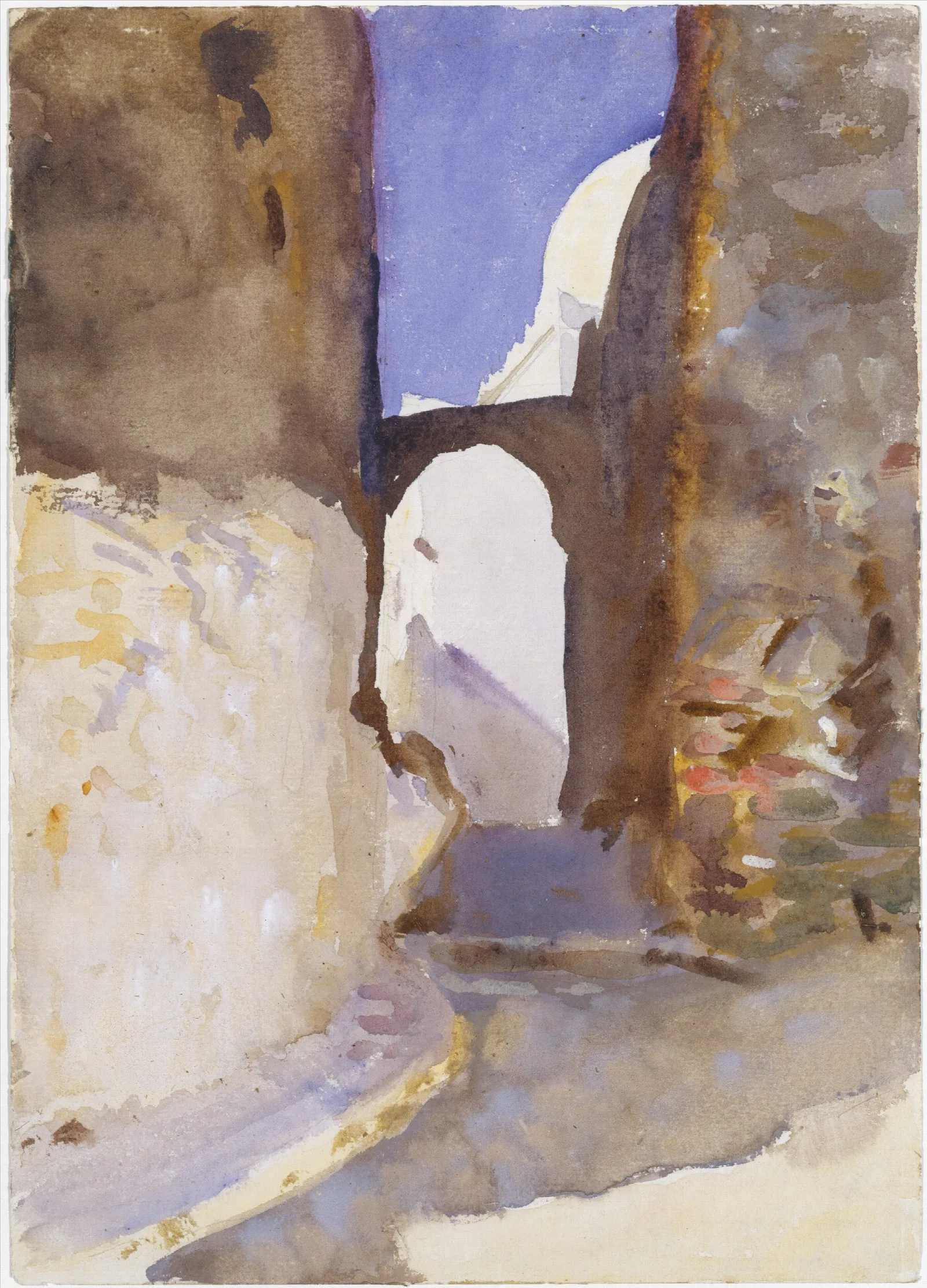 Street Tangier Wall Art by John Singer Sargent - Canvas Print