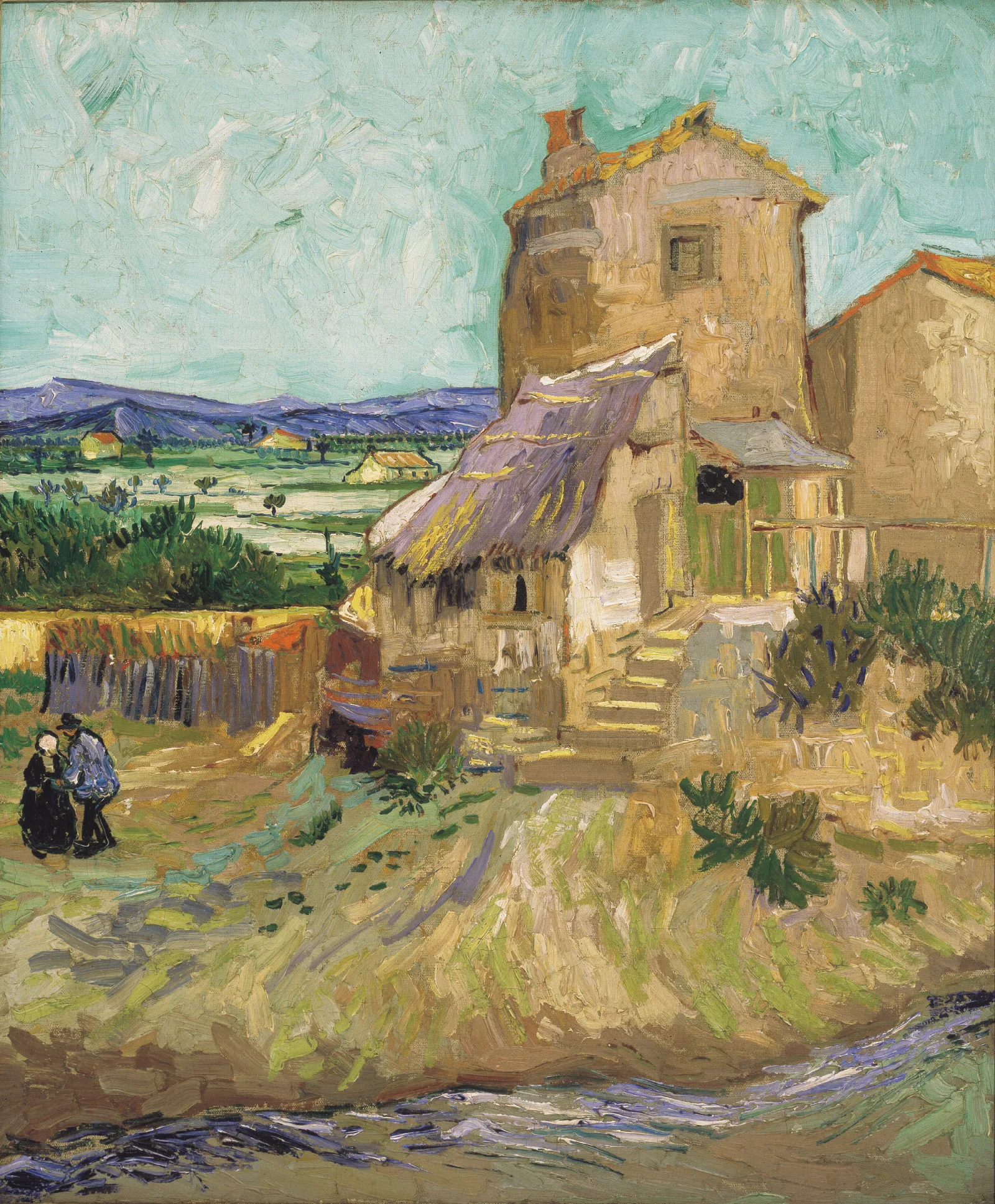 La Maison De La Crau The Old Mill Wall Art by Vincent van Gogh - Canvas Print
