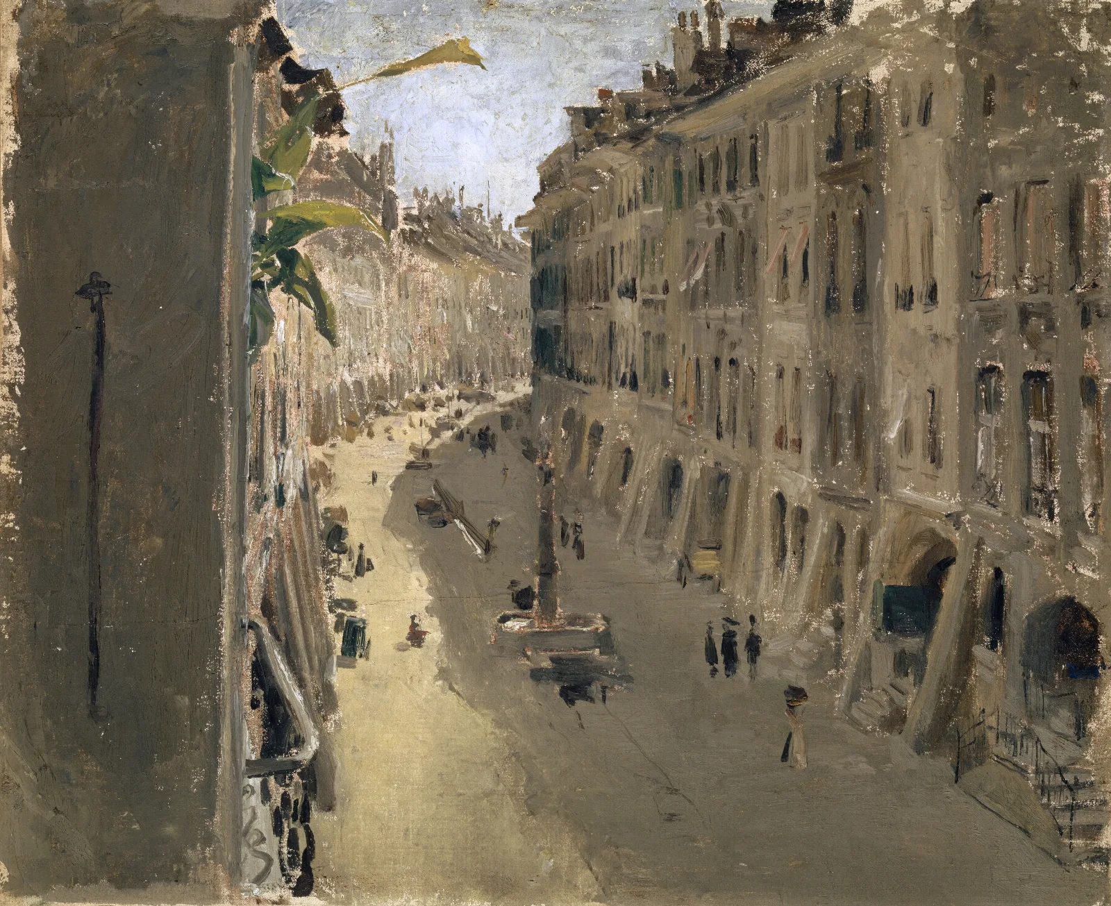 The Gerechtigkeitsgasse In Bern Wall Art by Albert Anker - Canvas Print