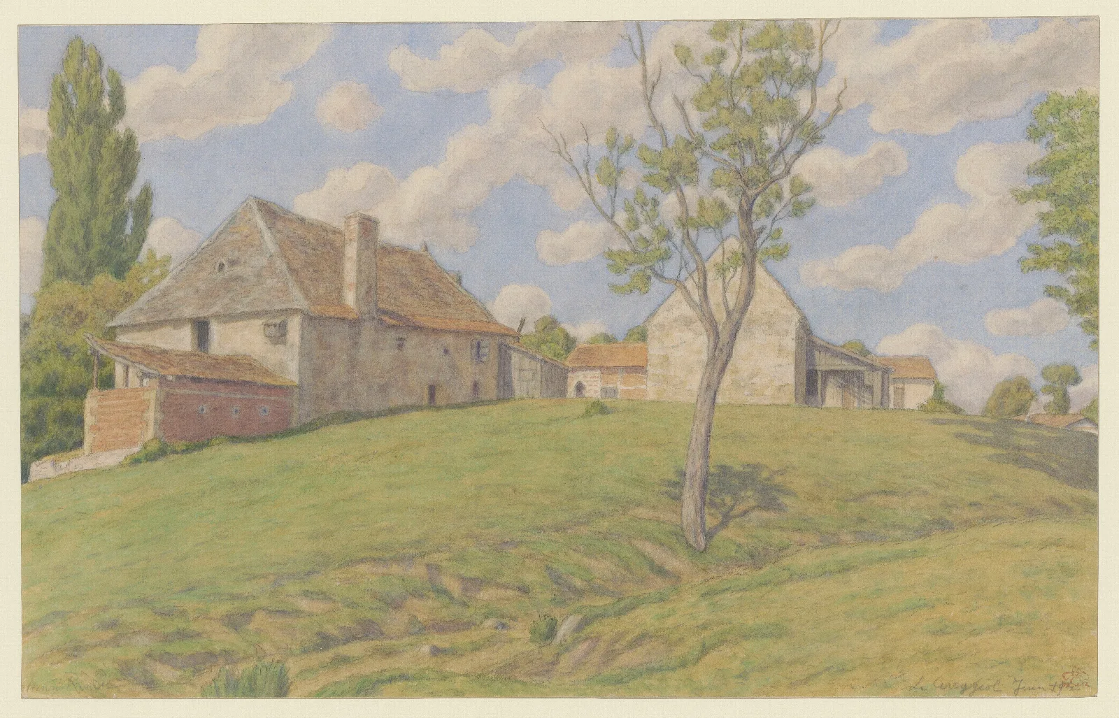 Le Cireygeol 3 Wall Art by Henri Rivière - Canvas Print