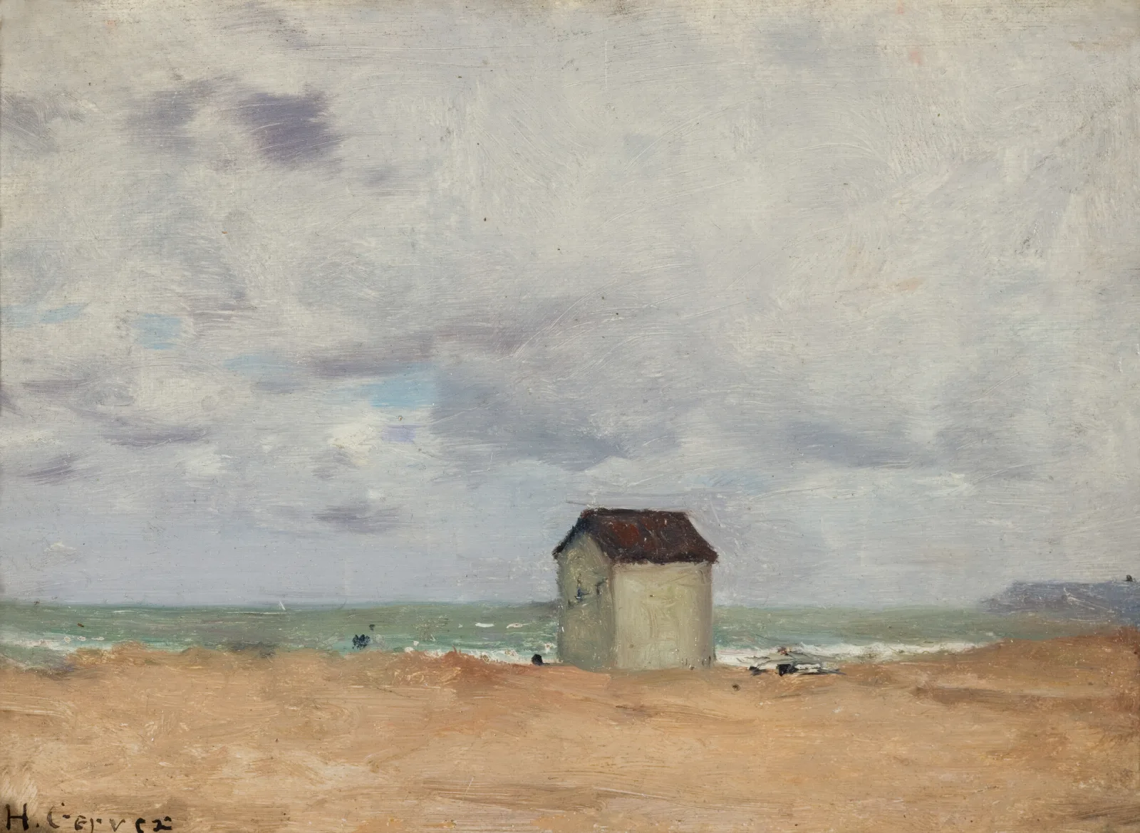 The Beach At Trouville 2 Wall Art by Henri Gervex - Canvas Print