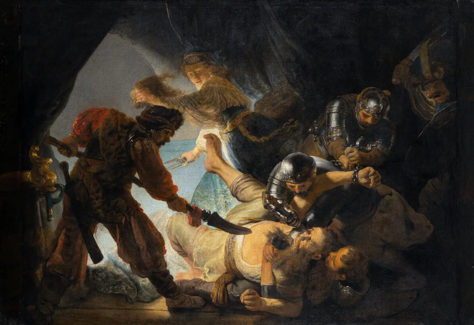 The Blinding Of Samson Wall Art by Rembrandt van Rijn - Canvas Print