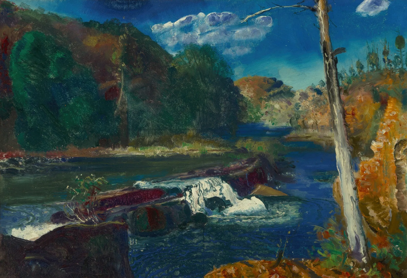 Mill Dam Wall Art by George Wesley Bellows - Canvas Print
