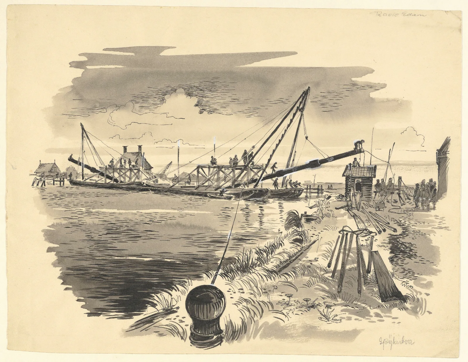 Spijkerboor Wall Art by Maarten Oortwijn - Canvas Print