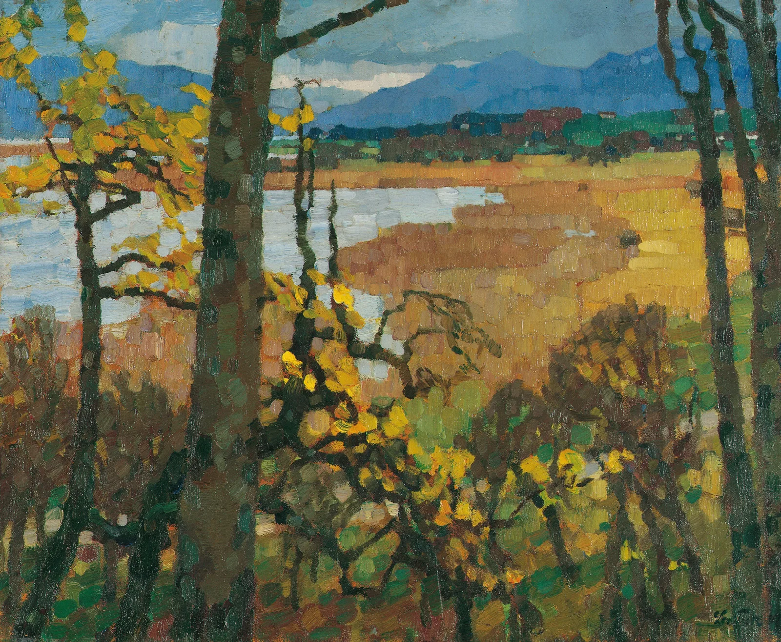 Herbst Am Chiemsee Wall Art by Leo Putz - Canvas Print