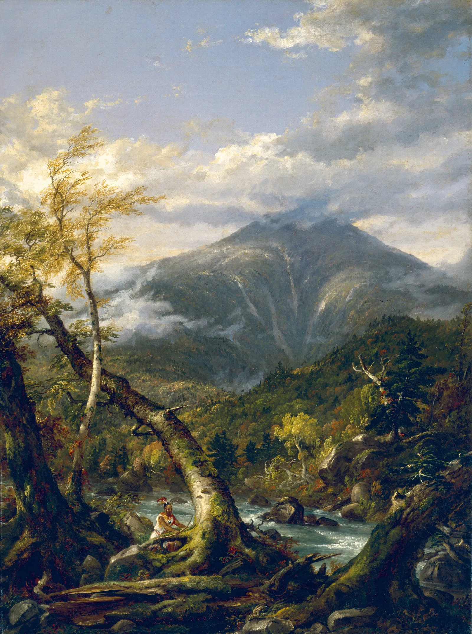 Indian Pass Wall Art by Thomas Cole - Canvas Print