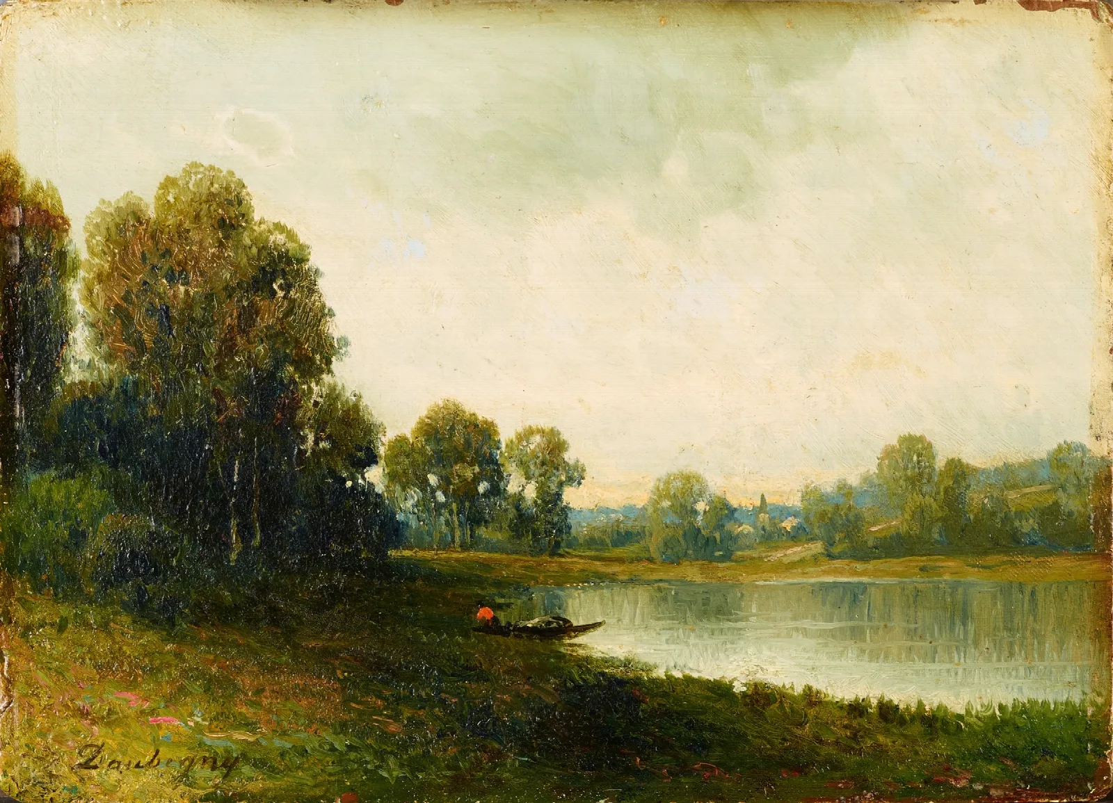 Landscape 276 Wall Art by Charles François Daubigny - Canvas Print