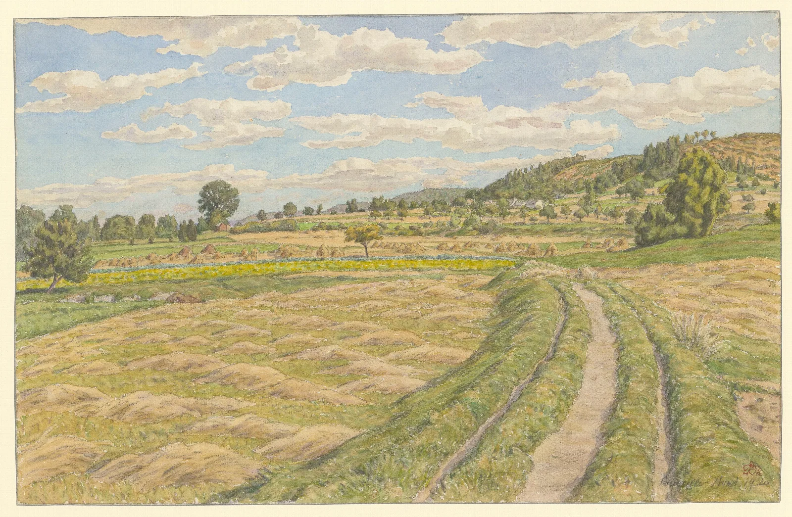 Courcelle 3 Wall Art by Henri Rivière - Canvas Print