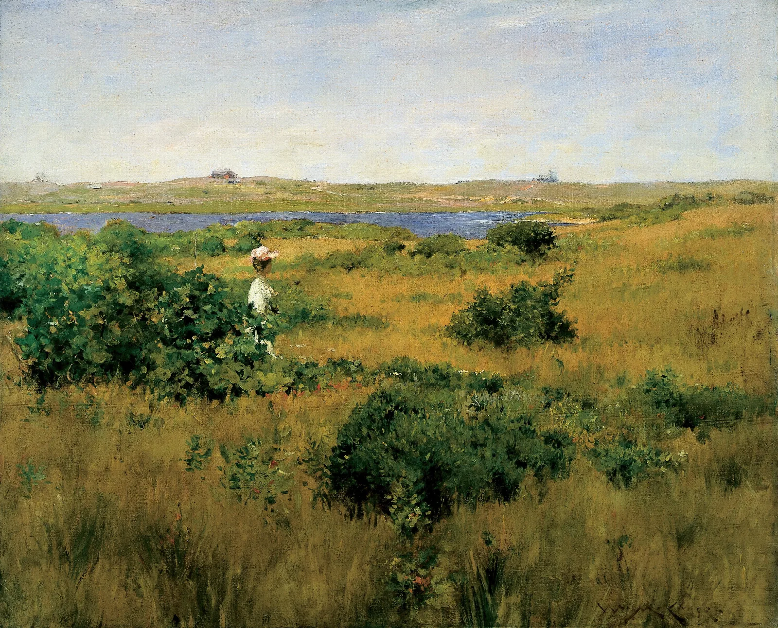 Summer At Shinnecock Hills Wall Art by William Merritt Chase - Canvas Print