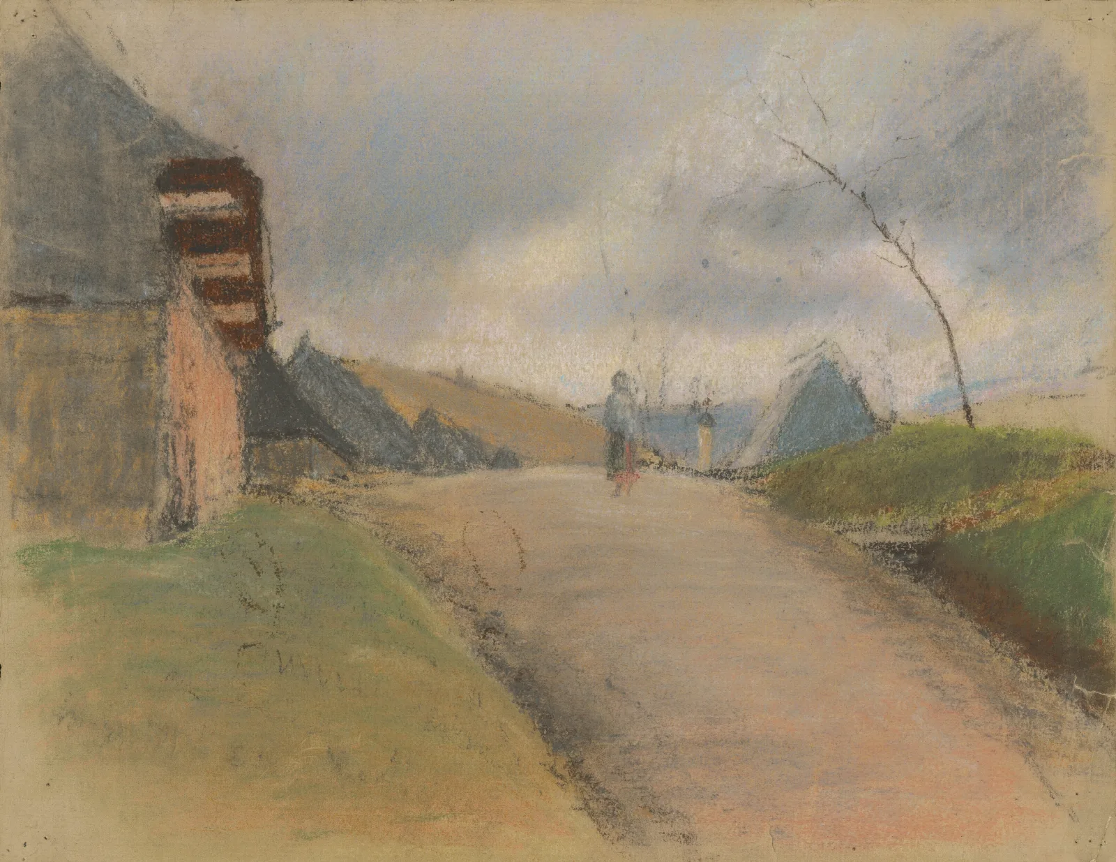 The Road 2 Wall Art by Ladislav Mednyánszky - Canvas Print