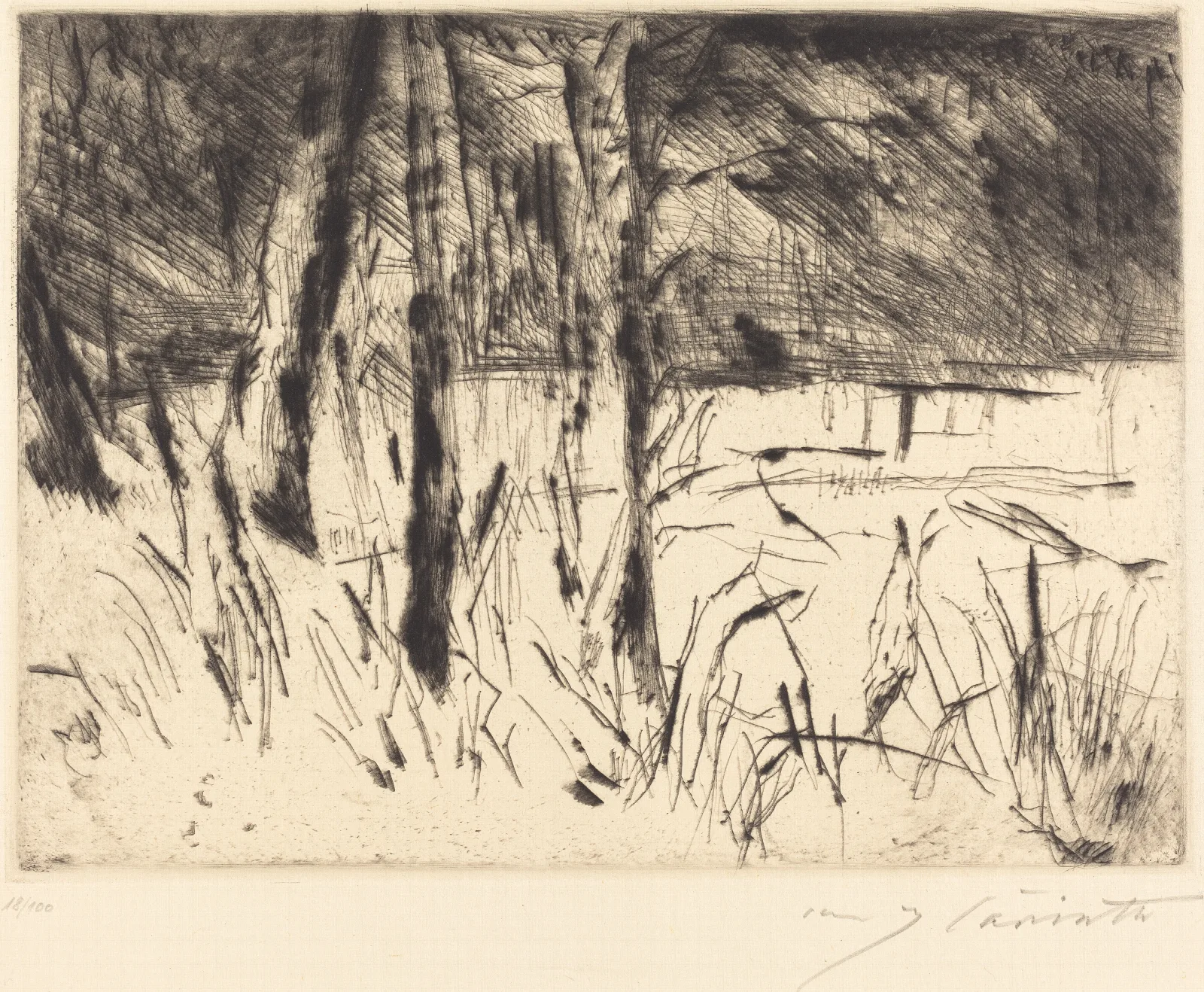 Zoological Garden Tiergarten Wall Art by Lovis Corinth - Canvas Print