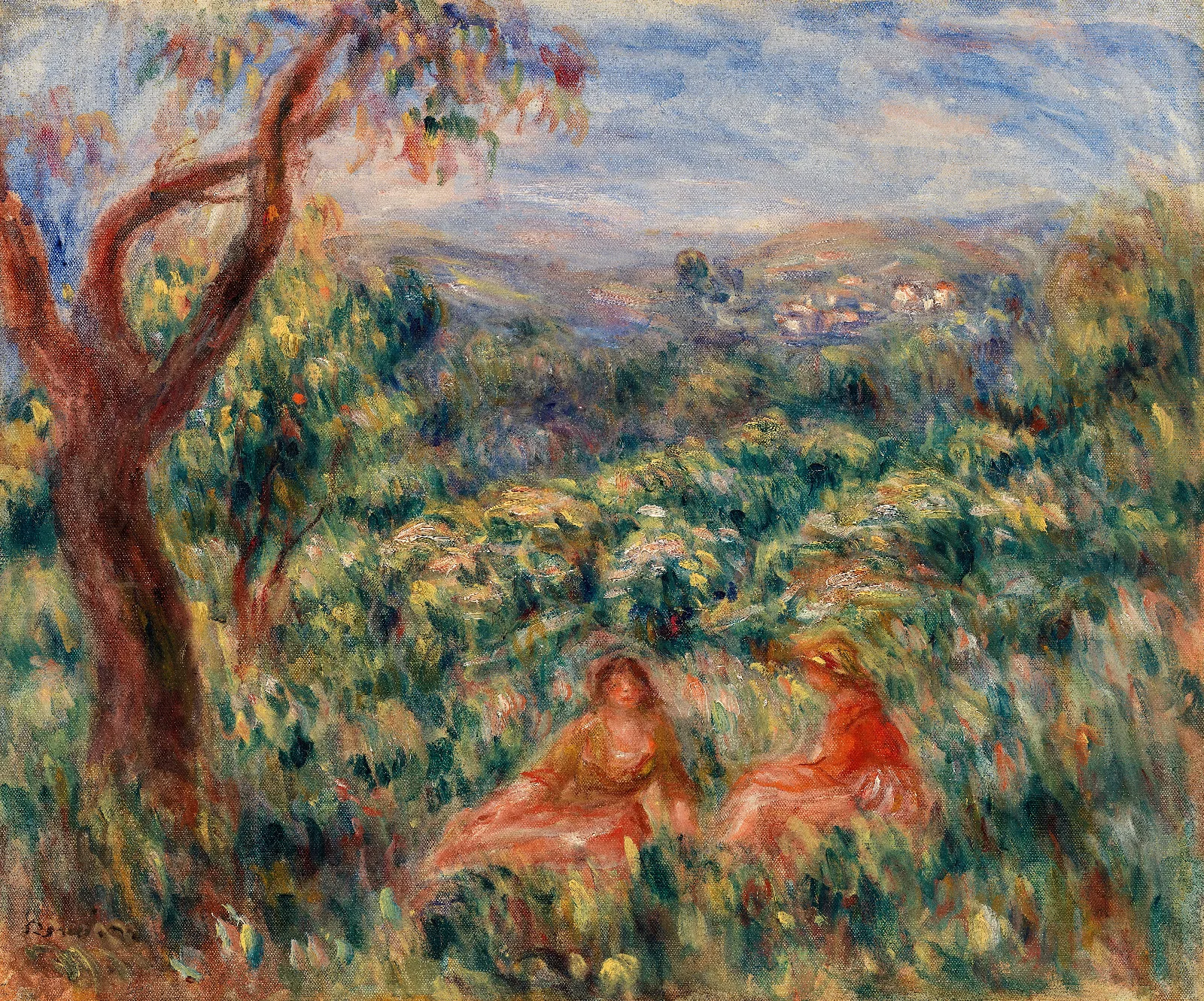 Landscape Paysage 2 Wall Art by Pierre-Auguste Renoir - Canvas Print