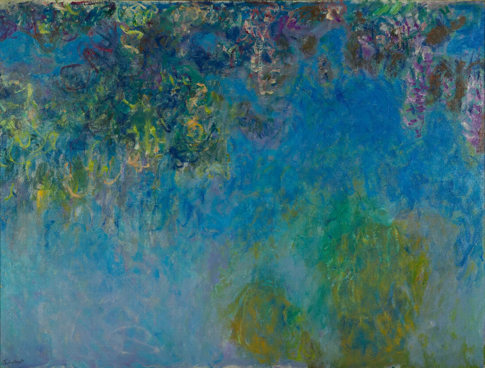 Wisteria Wall Art by Claude Monet - Canvas Print
