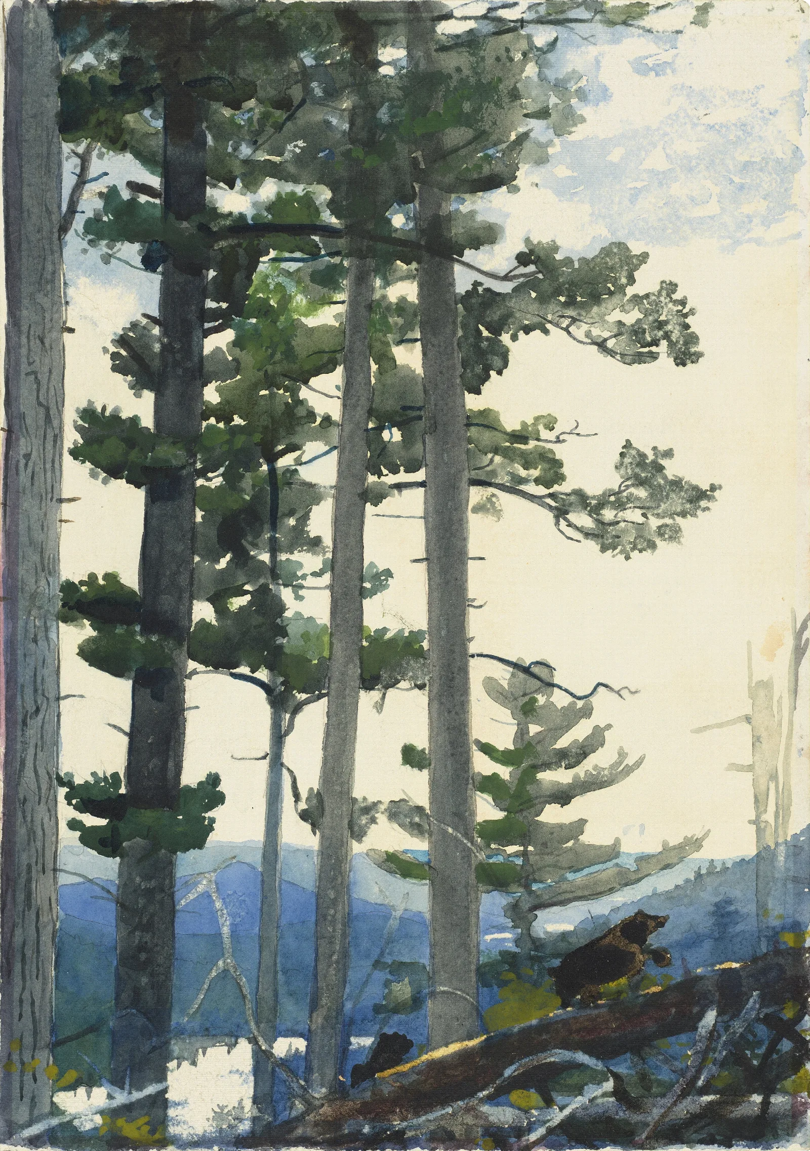 Old Settlers Wall Art by Winslow Homer - Canvas Print