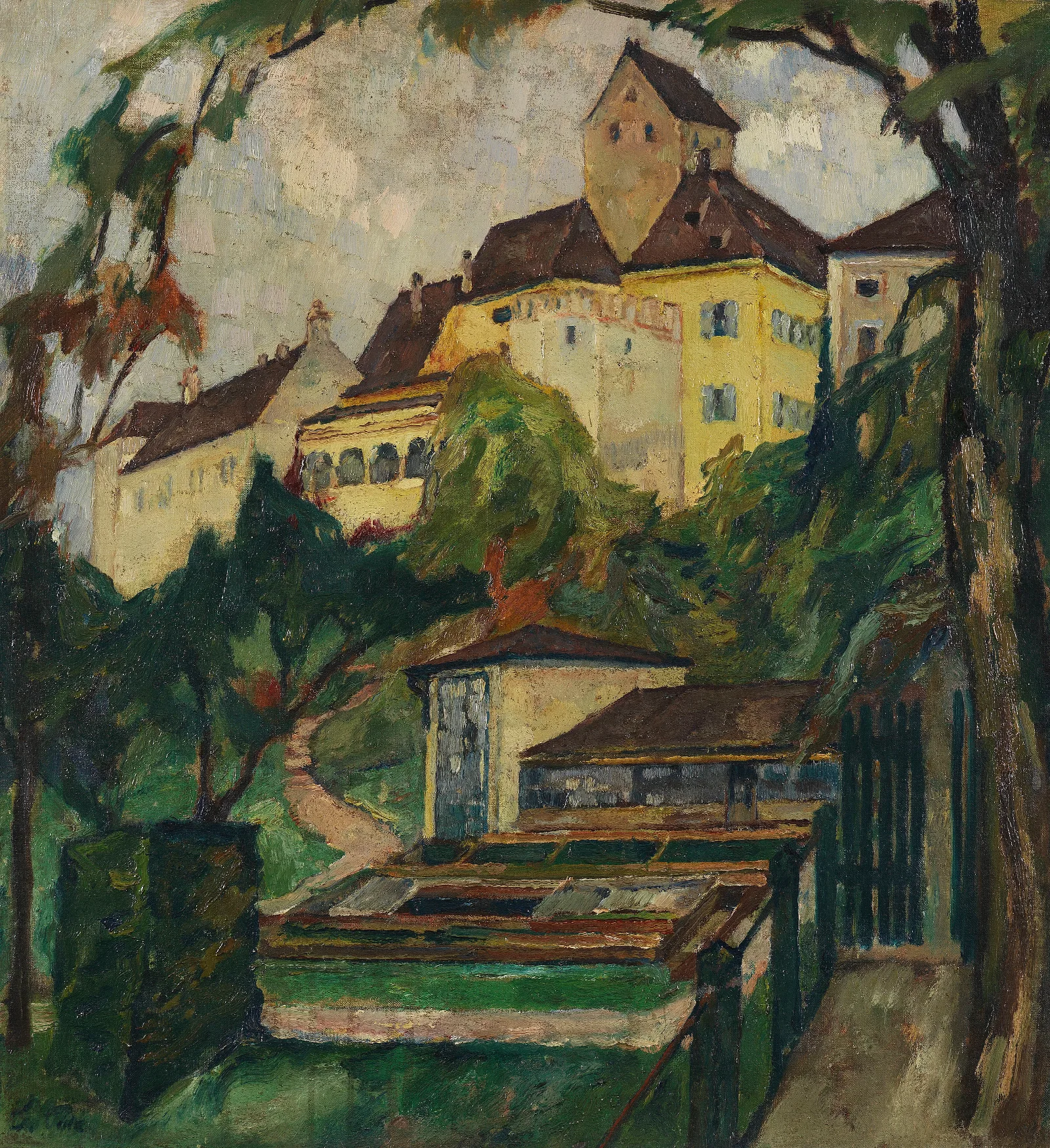 Schloss Seefeld Iv Wall Art by Leo Putz - Canvas Print