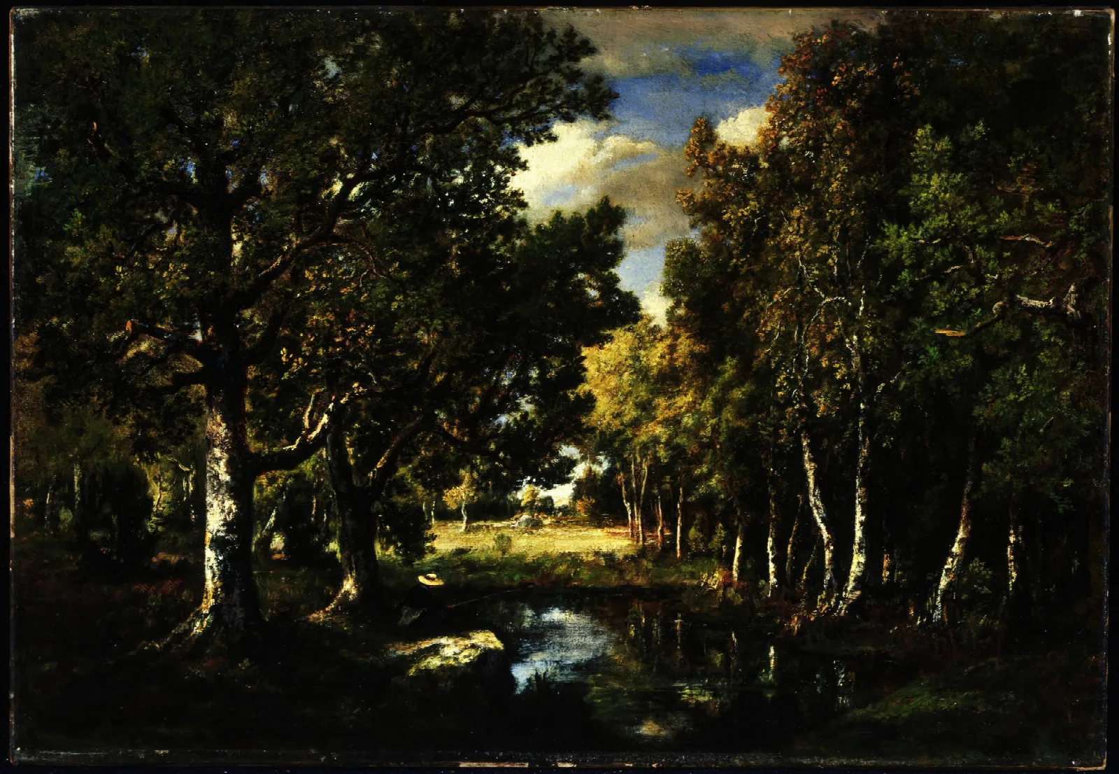 Landscape 376 Wall Art by Narcisse-Virgile Diaz de La Peña - Canvas Print