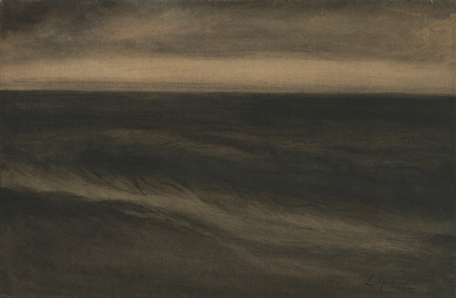 Zwarte Marine Wall Art by Léon Spilliaert - Canvas Print