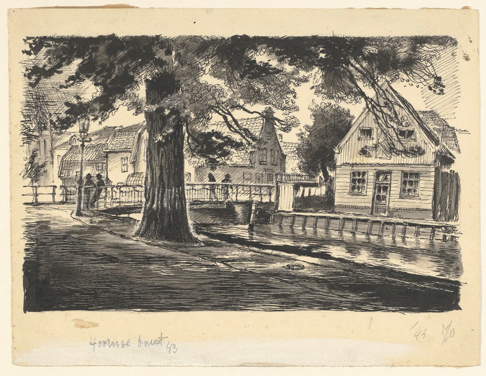 Gezicht Op De Hoornsebuurt Wall Art by Maarten Oortwijn - Canvas Print