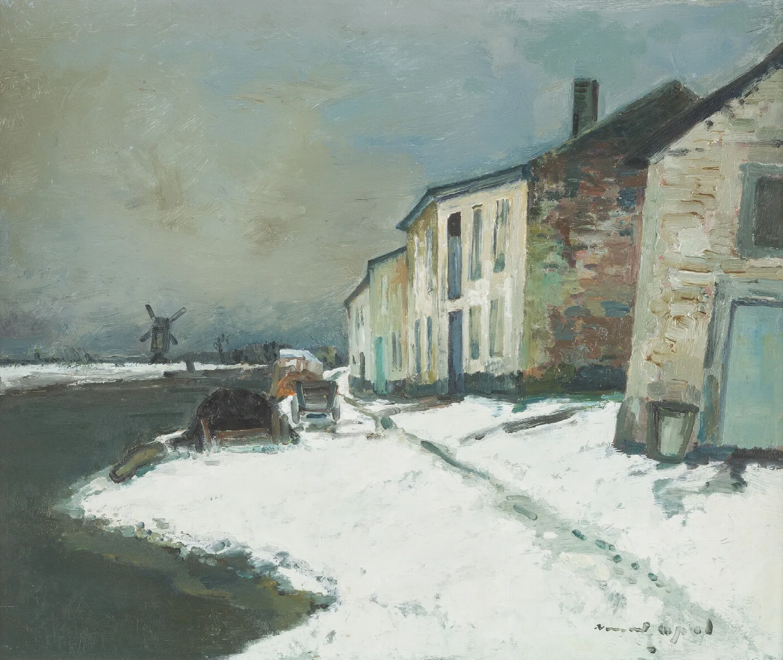 Paysage 41 Wall Art by Armand Apol - Canvas Print
