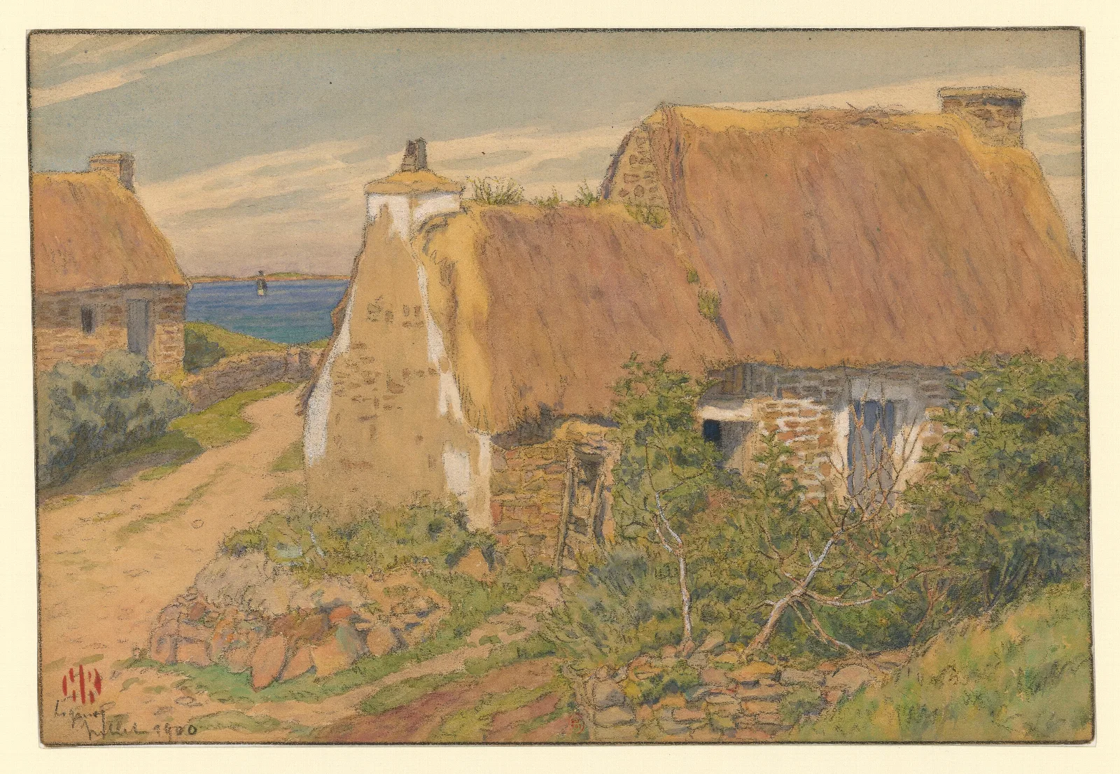 Loguivy 30 Wall Art by Henri Rivière - Canvas Print