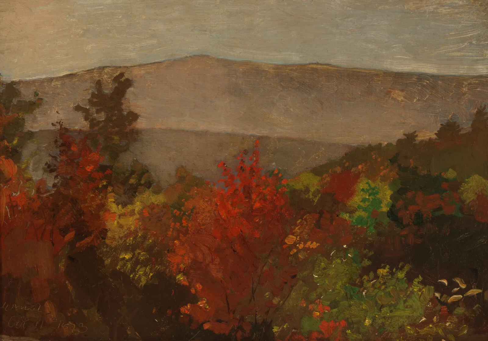 Autumn Treetops Wall Art by Winslow Homer - Canvas Print