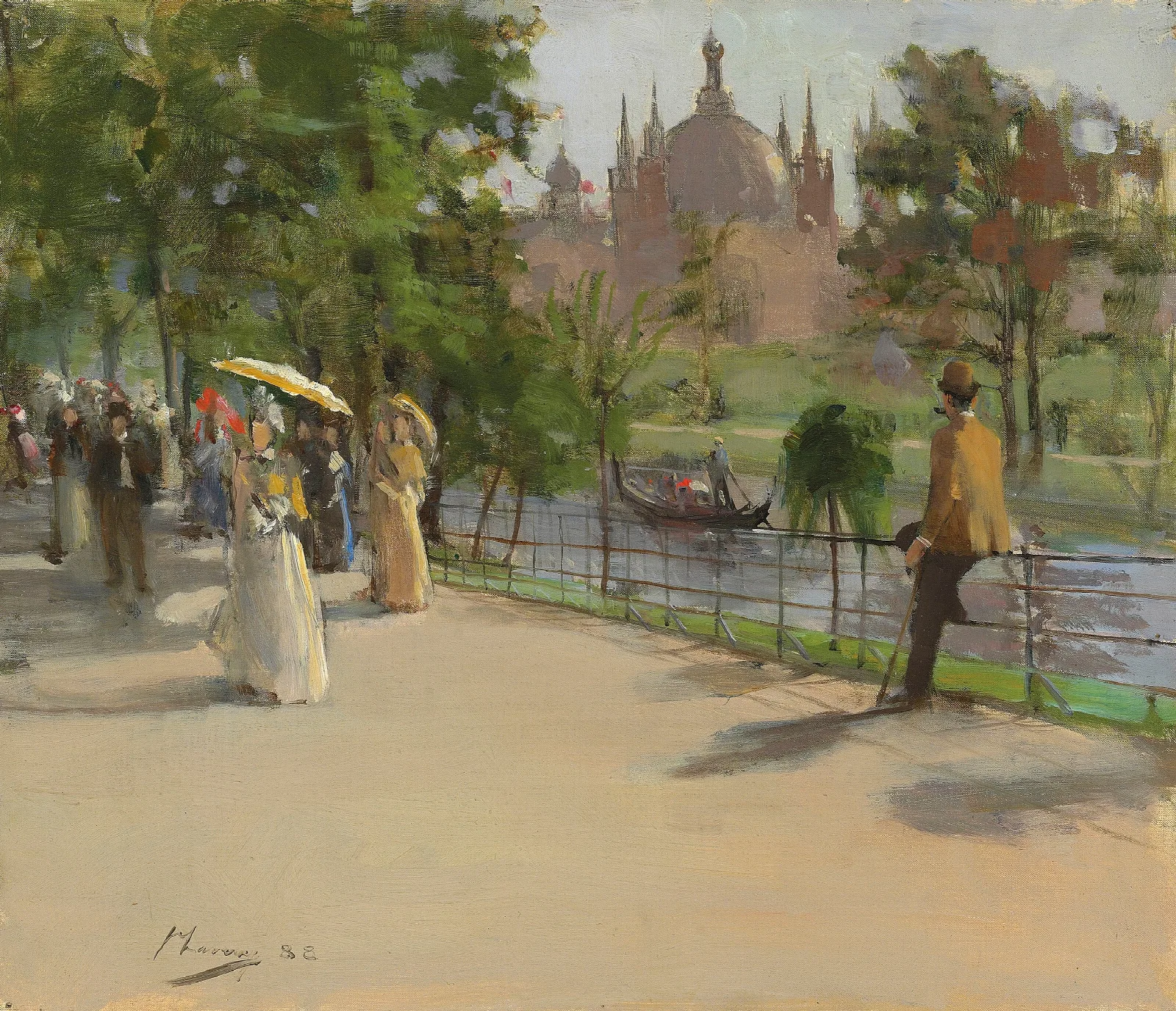 The Glasgow International Exhibition Wall Art by Sir John Lavery - Canvas Print