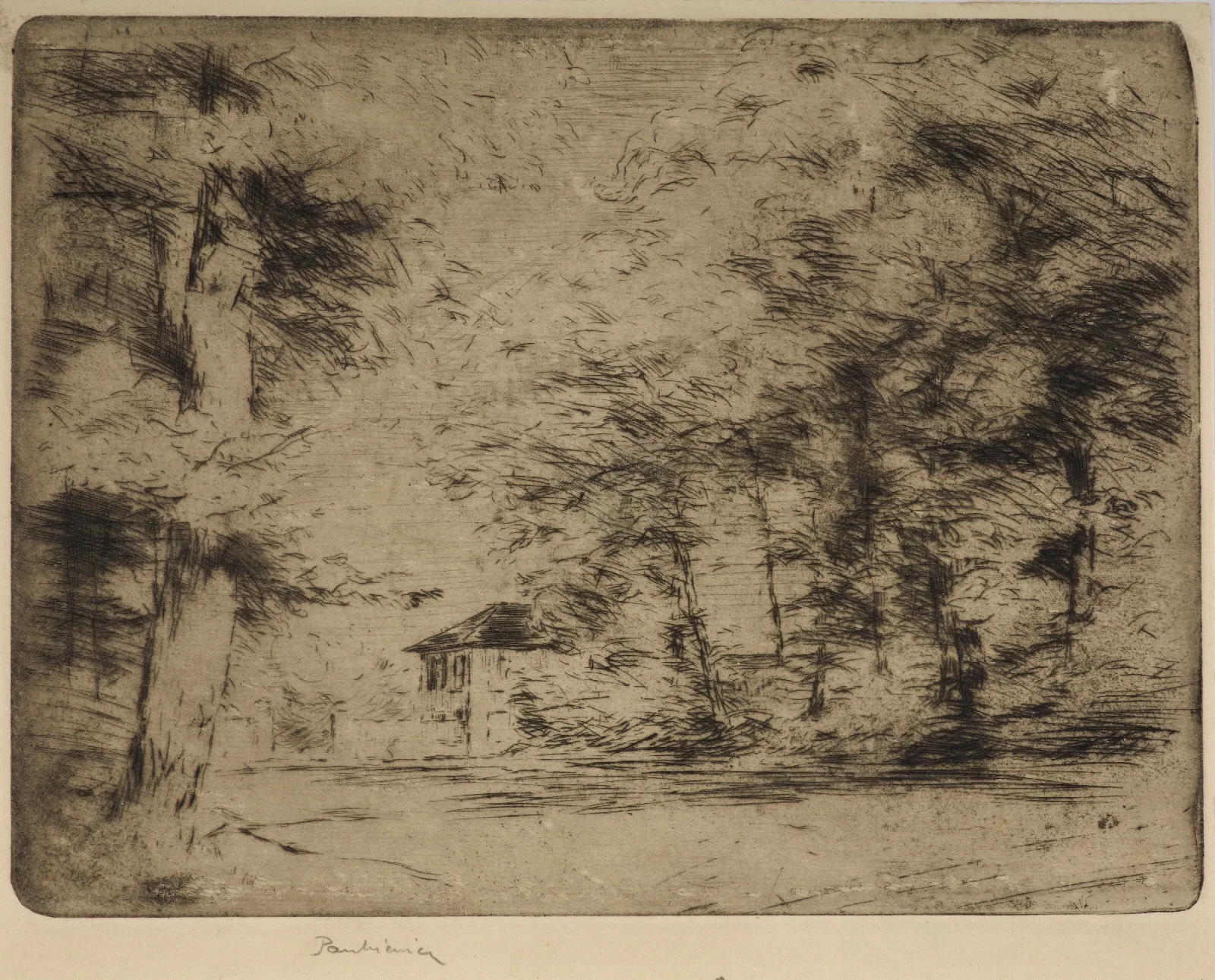 Alley In Meudon Wall Art by Józef Pankiewicz - Canvas Print