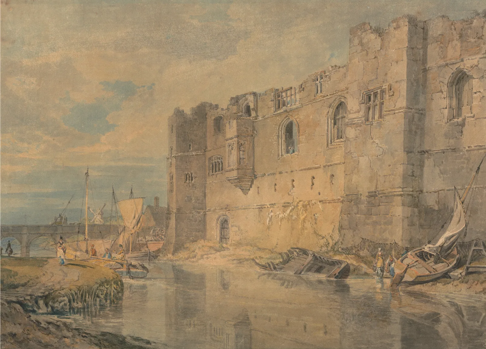Newark Upon Trent Wall Art by Joseph Mallord William Turner - Canvas Print