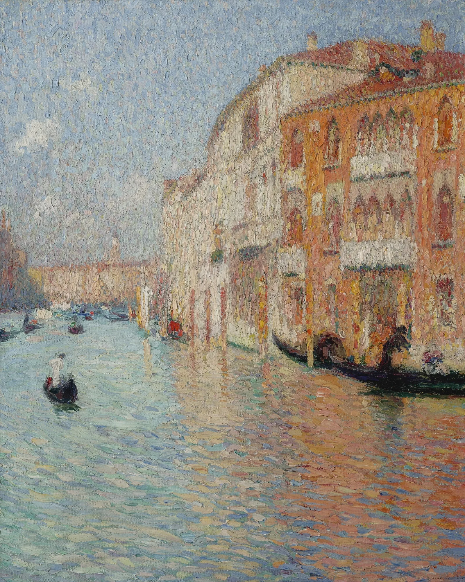 Le Palais Jaune Venise Wall Art by Henri Martin - Canvas Print