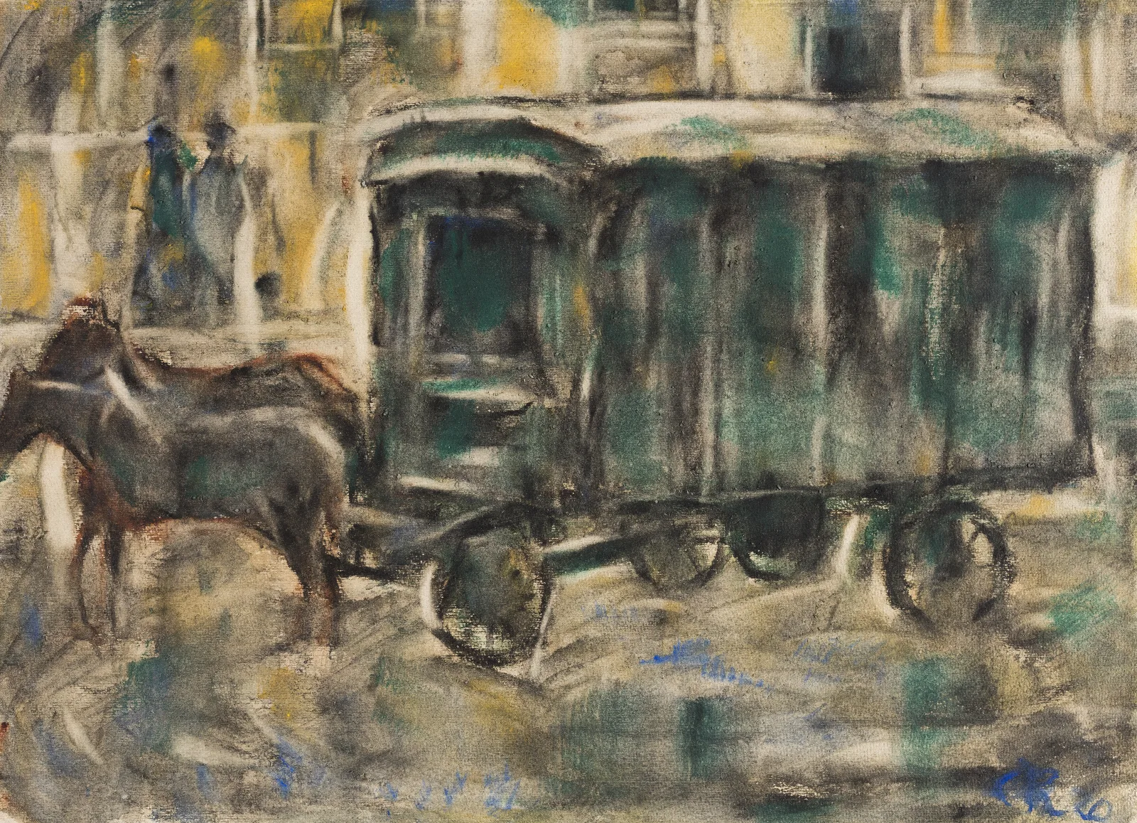 Mobelwagen Wall Art by Christian Rohlfs - Canvas Print