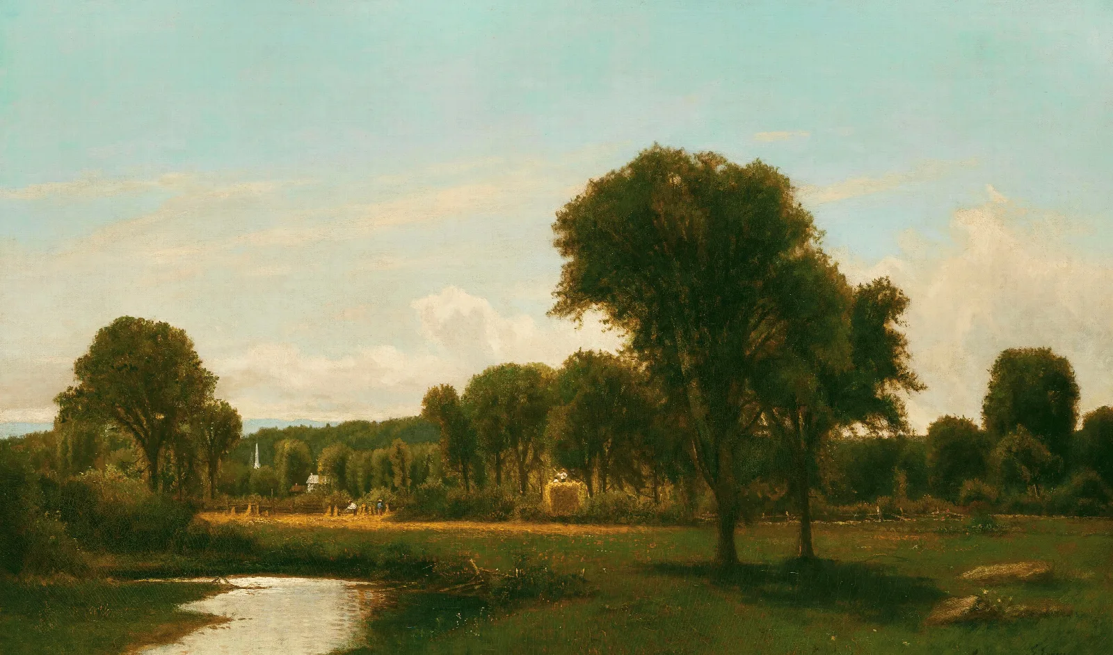 Medfield Landscape Wall Art by George Inness - Canvas Print